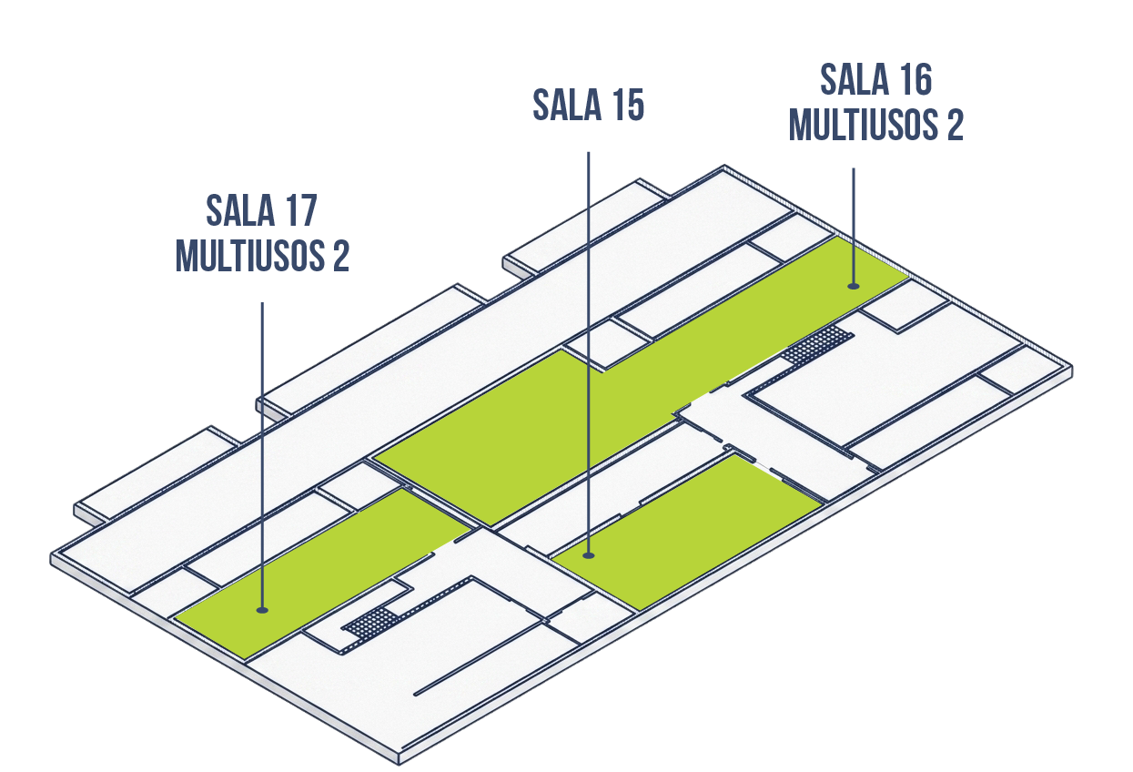 Plano de la planta más uno de la jornada de mañana