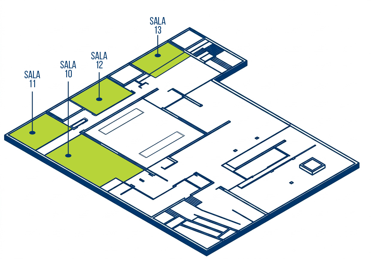 Plano de la planta menos uno de la jornada de mañana